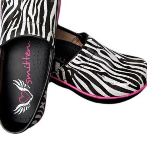 Shoes - NEW SMITTEN NURSE CLOGS/ ZEBRA-INSPIRED